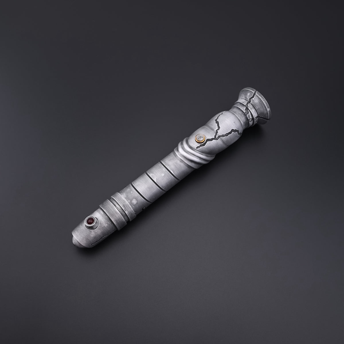 The Devourer — weathered silver hilt