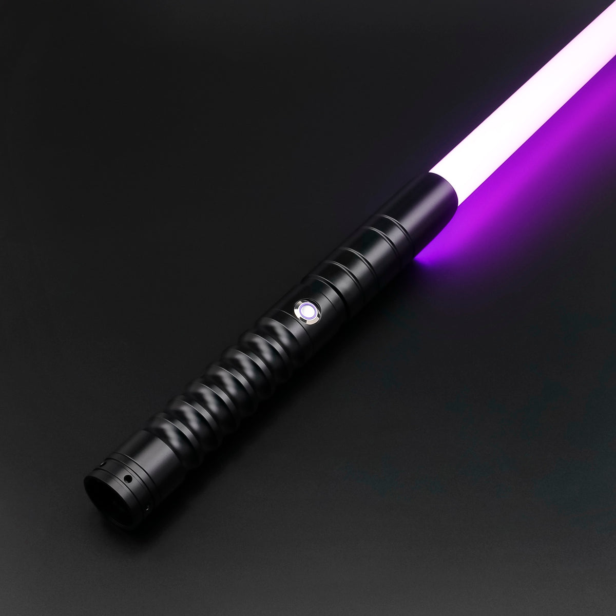 Black Starter Saber — illuminated blade, main view