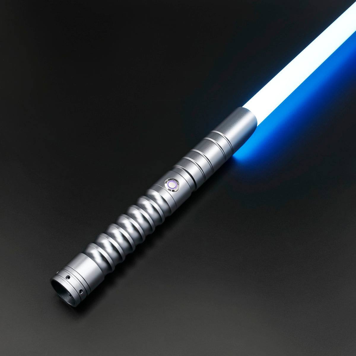 Grey Starter Saber with illuminated blue blade
