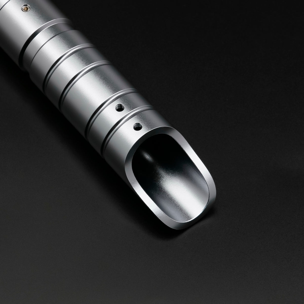 Grey Starter Saber — emitter detail