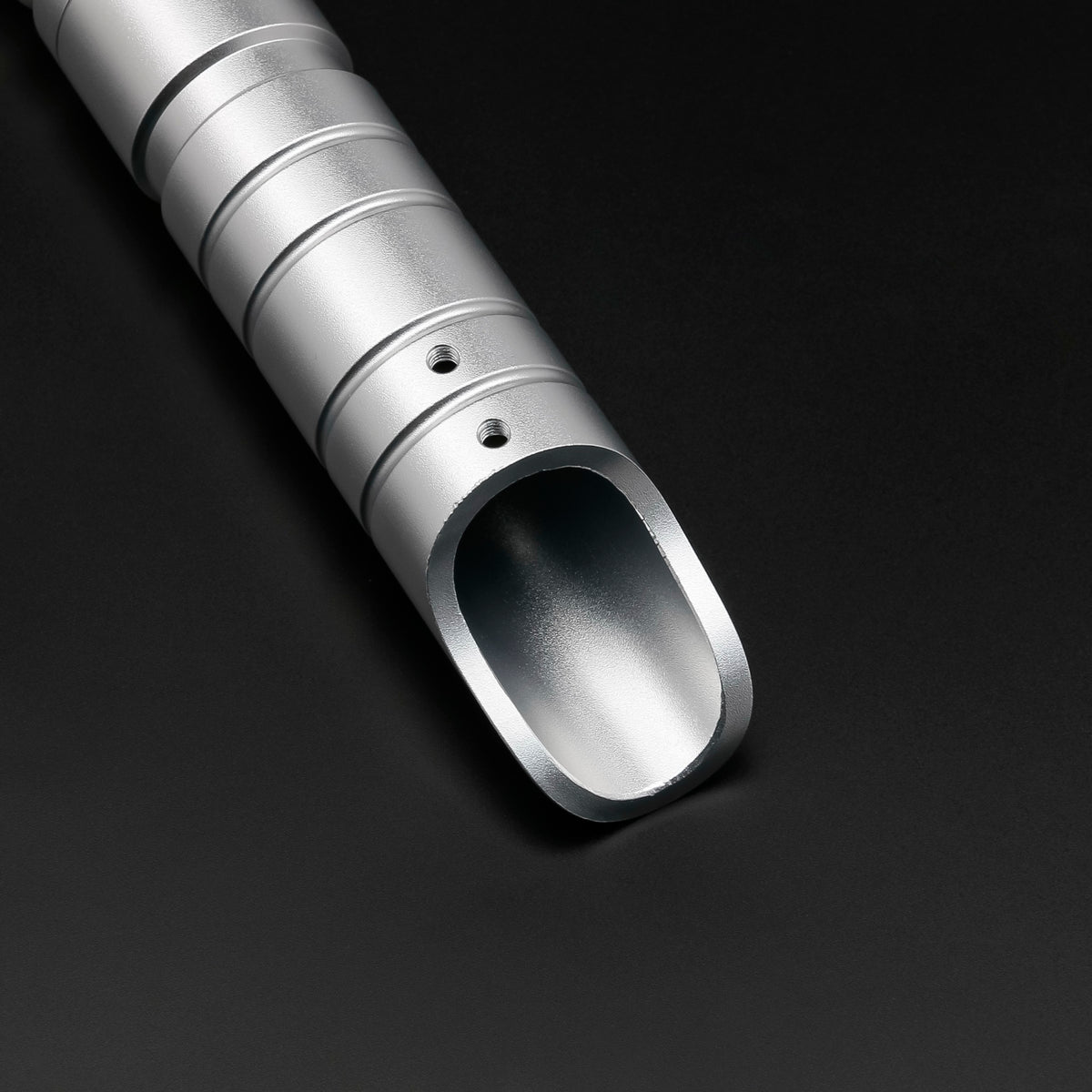 Silver Starter Saber — emitter detail